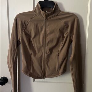Garage Women's Brown Zip-Up Jacket
